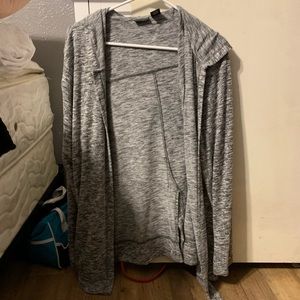 Gray cardigan